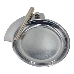 Baseball Brass & Silver Coin Caddy / Catchall