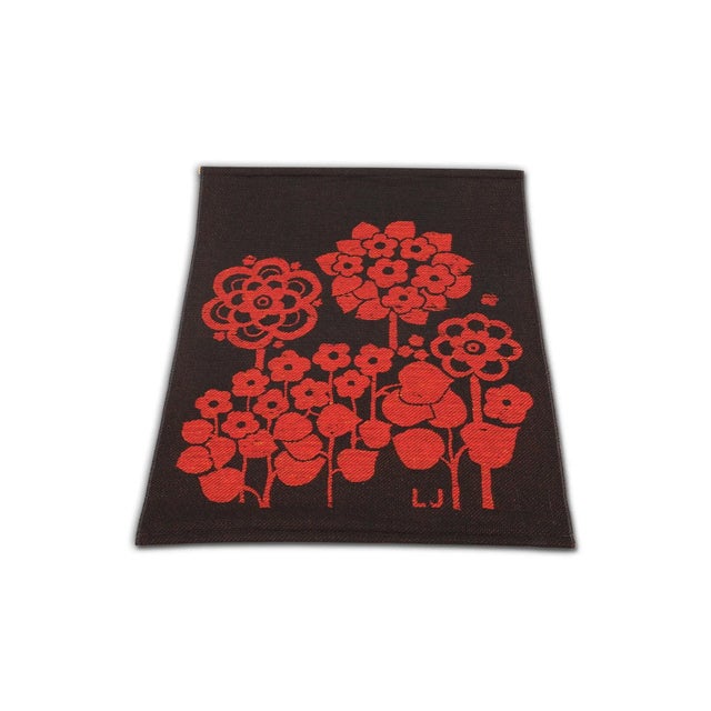 Mid-Century Modern 1970s Swedish Floral Wall Hanging For Sale - Image 3 of 6