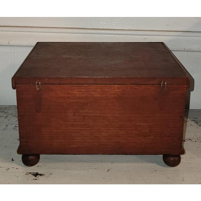19th Century Mini Child's Blanket Chest From Pennsylvania For Sale - Image 4 of 7
