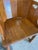Brown Pair of Dutch Colonial Style Vintage Oak Barrel Back Chairs For Sale - Image 8 of 12