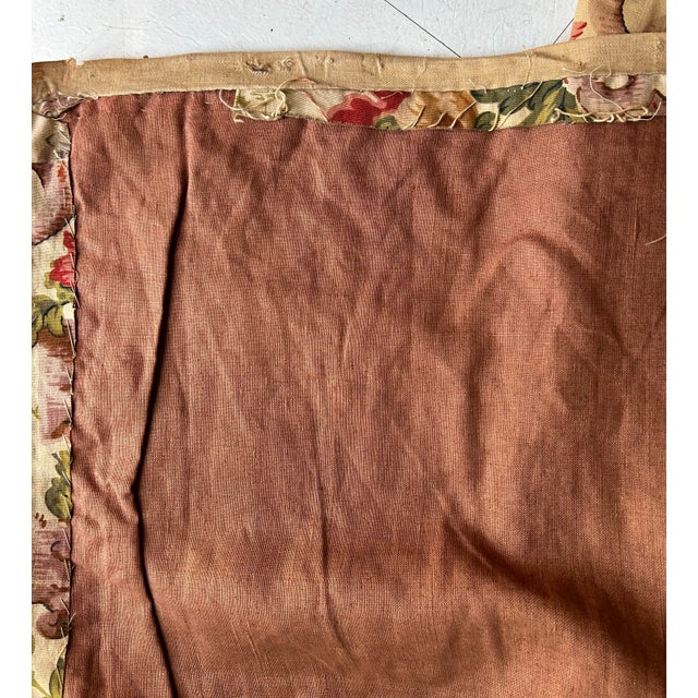 Antique Floral Window Valence For Sale - Image 9 of 9
