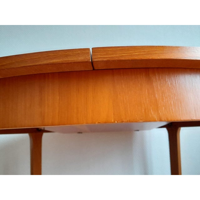 Extendable Danish Round Table, 1960 For Sale - Image 16 of 18