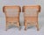 1970s Vintage French Wicker Table and Four Chairs For Sale - Image 5 of 12