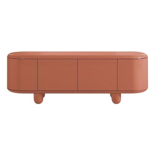 Modern Explorer Cabinet in Salmon High Gloss Lacquer from Jaime Hayons, 2023 For Sale
