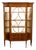 Antique Art Nouveau Inlaid Mahogany Display China Cabinet Vitrine Waring Gillow, 1905 For Sale
