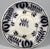 Early 19th Century Early 19th Century Staffordshire Flow Black Mulberry Ironstone Cup & Saucer For Sale - Image 5 of 15
