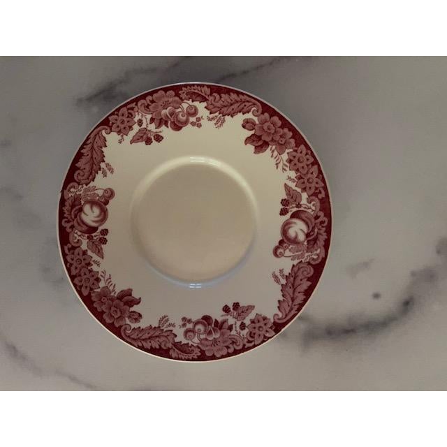 Cream 1930s Wedgwood The American School Harvard University Tercentenary Demitasse Set of 4 Cups and Saucers - 8 pcs For Sale - Image 8 of 11