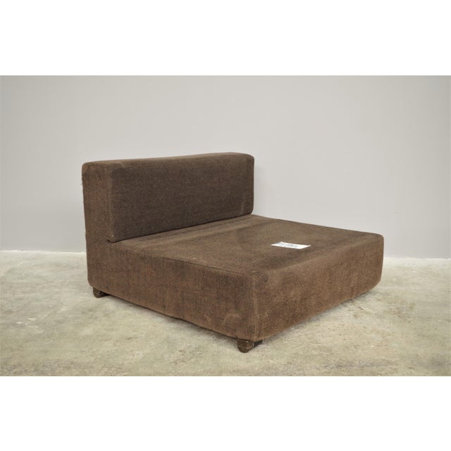 Brown Erasmo Armchair by Afra and Tobia Scarpa for B&B Italia, 1970s For Sale - Image 8 of 14