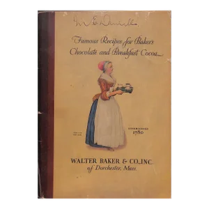 1920s Famous Recipes for Baker's Chocolate and Breakfast Cocoa