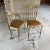 Mid-Century Modern 1950s Pair of Chiavari Side Chairs in Brass Italy For Sale - Image 3 of 8