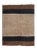 Vintage Turkish Hand-Knotted Wool Cotton Brown Kilim Area Rug For Sale