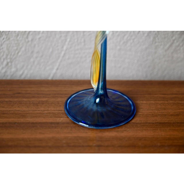 1980s Decorative Blown Glass Flower by Per Linnemann-Schmidt, 1980s For Sale - Image 5 of 11