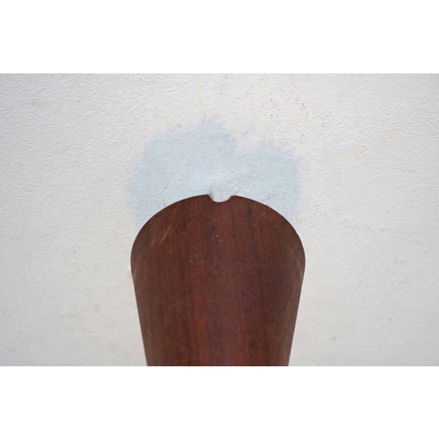 Brown Danish Modern Teak Sisal Pendant Lamp from Temde Leuchten, 1960s For Sale - Image 8 of 11