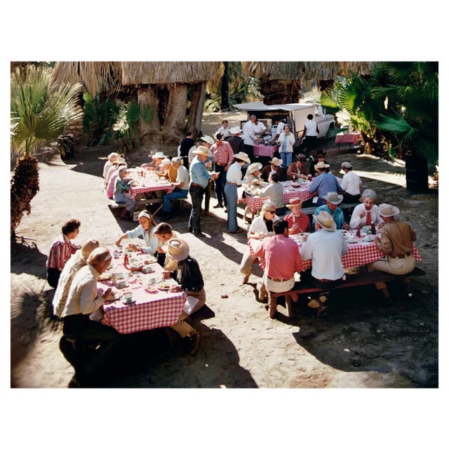 Slim Aarons, Lunch Al Fresco, Estate Stamped Photographic Print, 1970 / 2020s For Sale