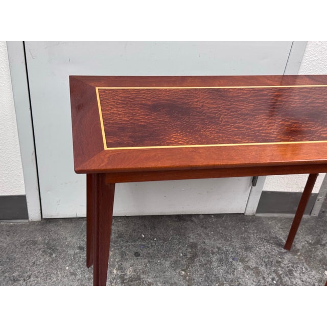 Circa 1998 Ron Trumble for Trumblewood Console Table For Sale - Image 9 of 12