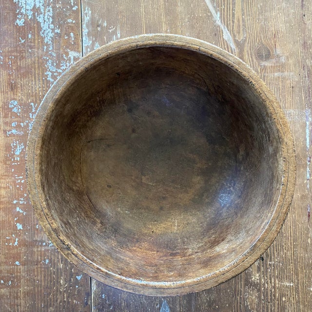 Wooden Salad Bowl, 1960s For Sale - Image 9 of 10