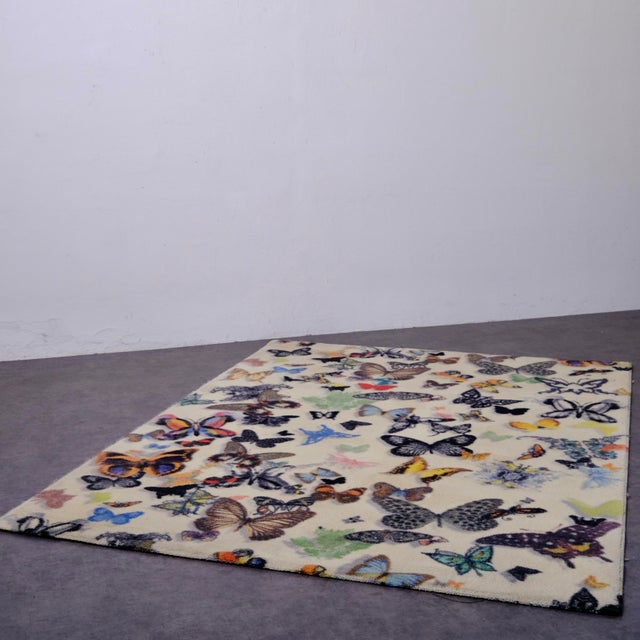 Butterfly Parade Opalin Rug by Christian Lacroix for Designers Guild, 2011 For Sale - Image 4 of 16