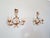 Mid-Century Modern Floral Wall Sconces in Gilt Metal, Italy, 1960, Set of 2 For Sale - Image 3 of 14