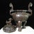 Mid 20th Century Vintage Bronze Incense Burner – 9.8" Gilt Censer With Lion Finial & Octagonal Lid For Sale - Image 5 of 9
