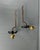 Federal Style Antique Andirons | Brass Urn Finials & Black Iron Fireplace Dogs | 18th–19th Century Style For Sale In New York - Image 6 of 6