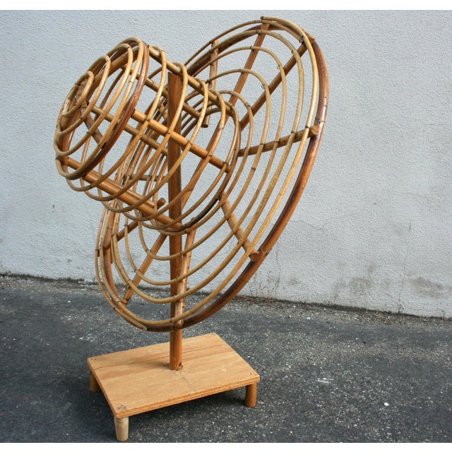 Wicker Hat Pattern Decorative, 1960s For Sale - Image 9 of 9