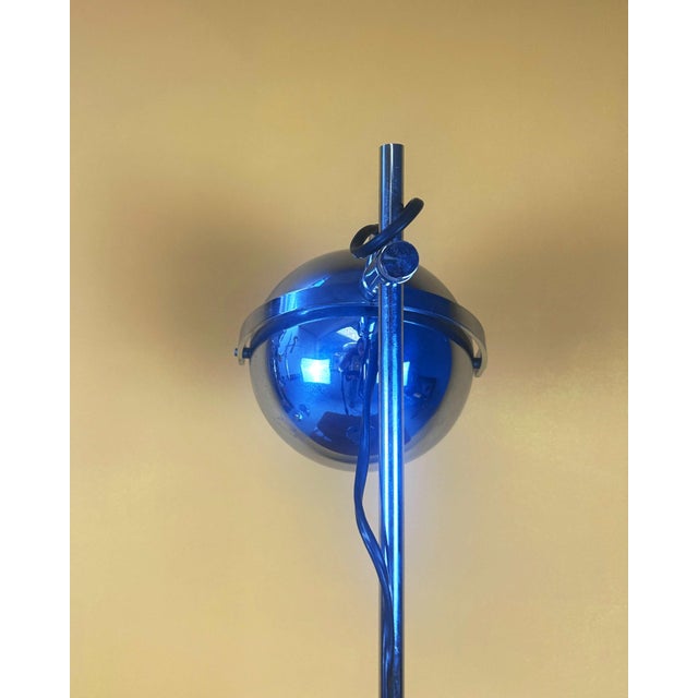 Silver Large Vintage Eyeball Lamp, 1970s For Sale - Image 8 of 9