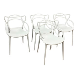 In the Style of Kartell Masters Dining Chairs, Set of Four For Sale