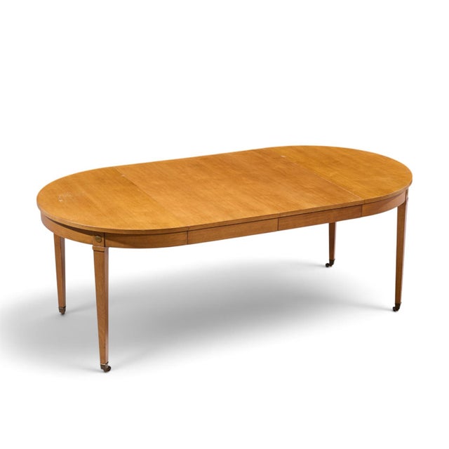 Baker Milling Road Walnut Expanding Dining Table With 2 Leaves For Sale - Image 13 of 13