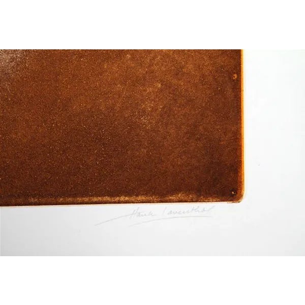 This aquatint etching, titled "Pheasant and Tree," was created by the American artist, Hank Laventhol (1927 - 2001), in...