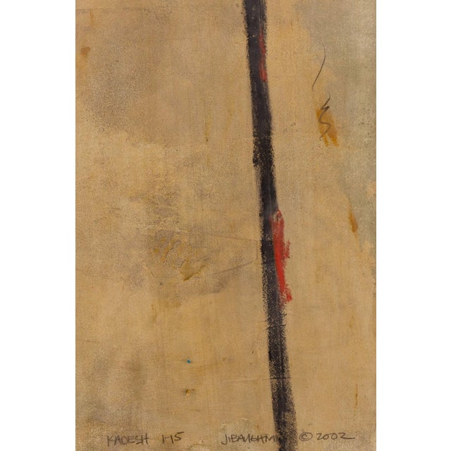 Paper John Baughman - Kadesh I-15, 2002 Signed Contemporary Mixed-Media Paper Framed For Sale - Image 7 of 7