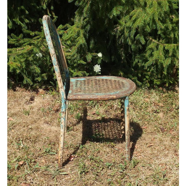 Iron Chair by Robert Mallet-Stevens for Tubor, 1920s For Sale - Image 4 of 11