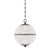 Transitional Hudson Valley Lighting Mark D. Sikes Sphere No. 3 1-Light Small Pendant, Distressed Bronze For Sale - Image 3 of 3