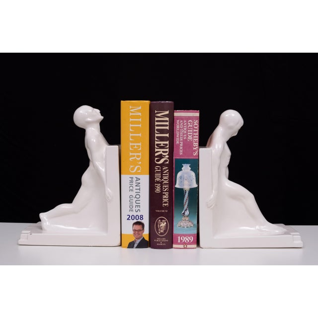 Art Deco Bookends by Godefridus Boonekamp Pottery Schoonhoven, 1930, Set of 2 For Sale - Image 4 of 12