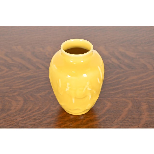 A gorgeous Arts & Crafts period glazed art pottery vase with Southwestern motif By Rookwood Pottery USA, 1947 Glazed...