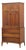 Lane Walnut Mid Century Modern Gentlemens Chest Armoire For Sale