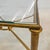 Gold Plated Model Hérmes Coffee Table from Banci, Italy, 1960s For Sale - Image 4 of 7