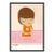 Yoshitomo Nara, in the Pink Water, 2021 - Black Frame For Sale
