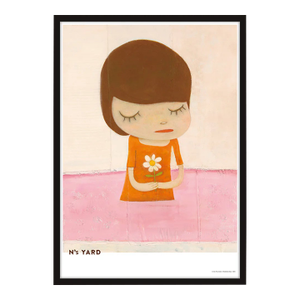 Yoshitomo Nara, in the Pink Water, 2021 - Black Frame