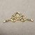 Vintage Mid 20th Century Brass Ribbon Wall Mount Decor For Sale In Naples, FL - Image 6 of 6