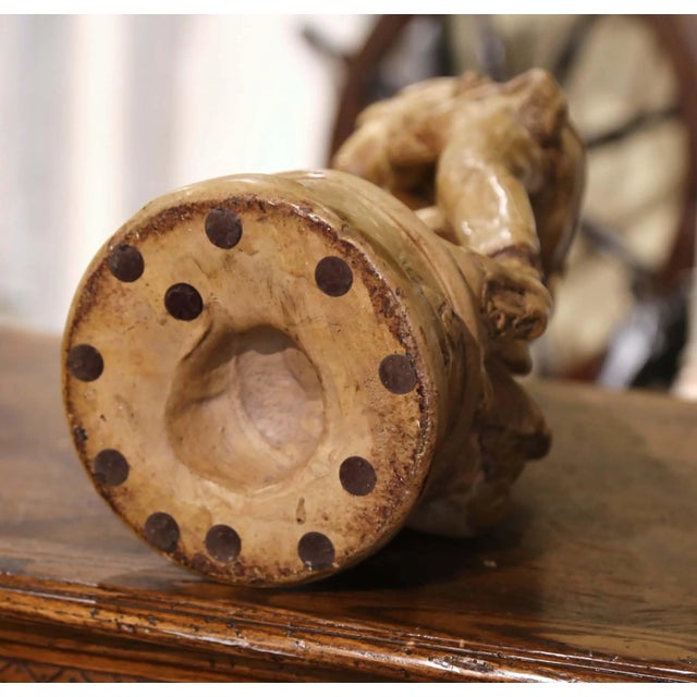 19th Century French Terracotta Farmer Sculpture For Sale - Image 12 of 13