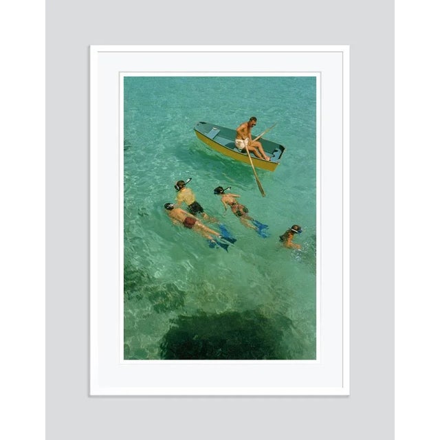 Snorkelling 1956 by Toni Frissell A group of children go snorkelling along side a boat, Bermuda, 1956. Antoinette Frissell...