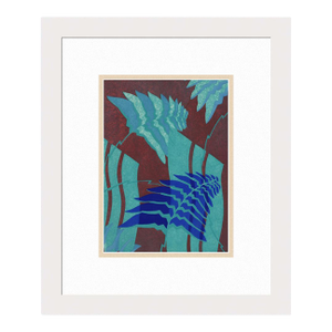 1930 Seguy Color Pochoir Prismes Framed