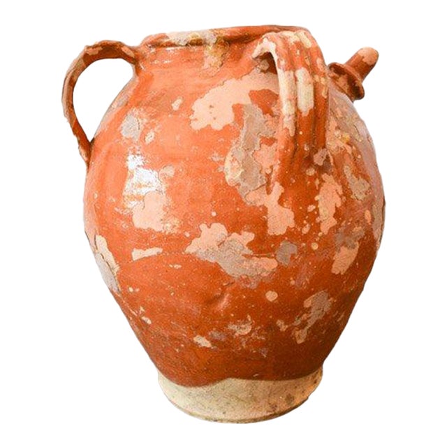 19th Century Red French Pottery For Sale