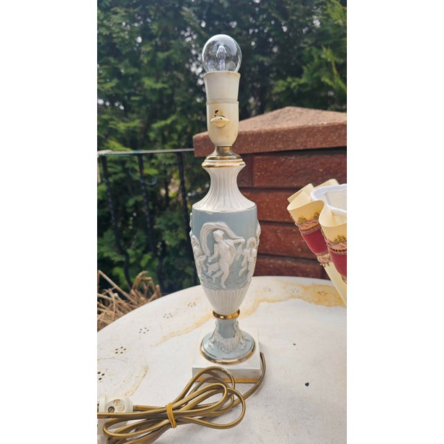 Porcelain Lamp from Capodimonte, 1960s-1970s For Sale - Image 6 of 8