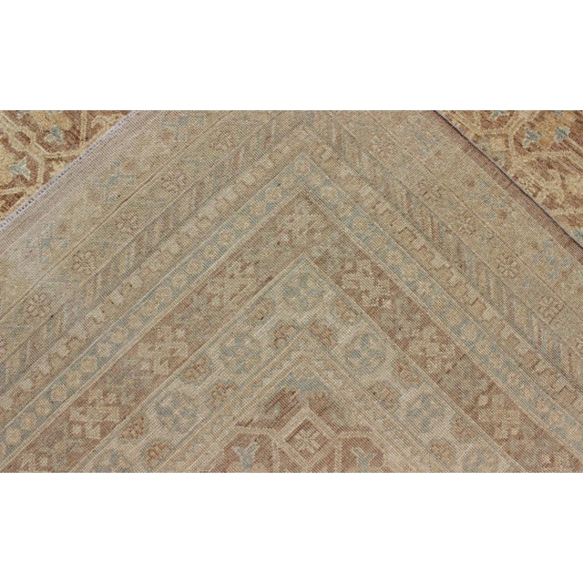 Khotan Design Rug With All-Over Geometric Pattern by Keivan Woven Arts For Sale - Image 11 of 12
