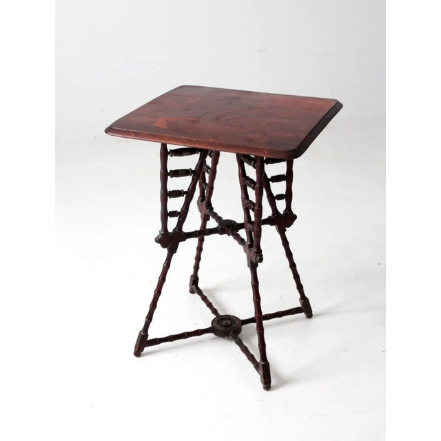 Victorian Antique Victorian Occasional Table For Sale - Image 3 of 13