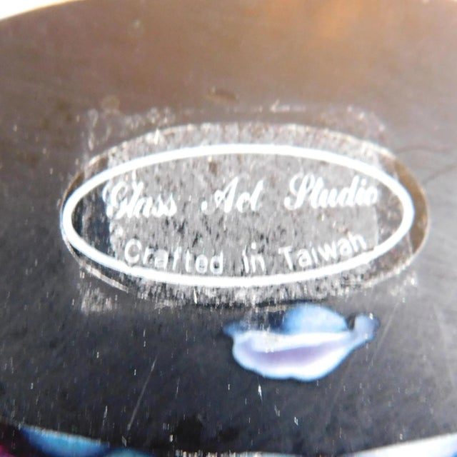 1980s Purple Iridescent Perfume Bottle From Glass Act Studio For Sale In San Francisco - Image 6 of 6