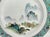 Chinoiserie Vintage Hand-Painted Chinese Famille Rose Landscape & Turquoise Enamel Dish Set - Pair For Sale - Image 3 of 8