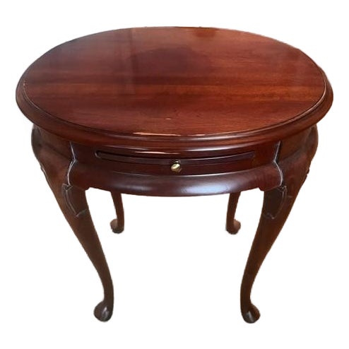 1990s Gordon's Queen Anne Style Side Table For Sale