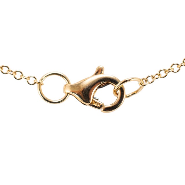Early 21st Century Ladies 14k Yellow Gold 0.23ct Diamond Adjustable Chain Sunburst Pendant Necklace For Sale - Image 5 of 8